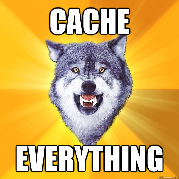 CACHE EVERYTHING  Courage Wolf