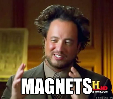  magnets  Aliens Dude
