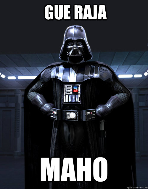 gue raja  MAHO - gue raja  MAHO  Disturbed Darth Vadar