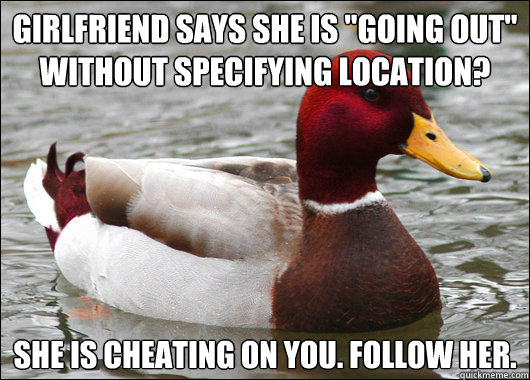 Girlfriend says she is 