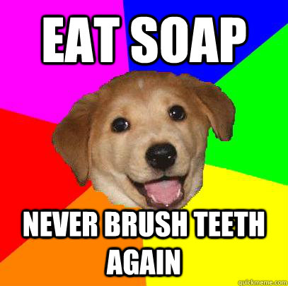 Dog eats soap hotsell