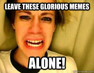 Leave these glorious memes alone!  leave britney alone
