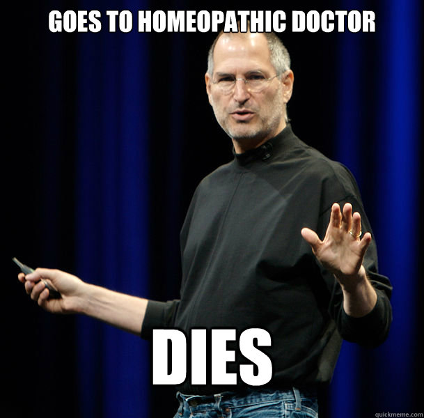 Goes to homeopathic doctor dies  