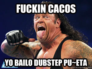 fuckin cacos yo bailo dubstep pu~eta  