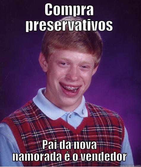 COMPRA PRESERVATIVOS PAI DA NOVA NAMORADA É O VENDEDOR Bad Luck Brian