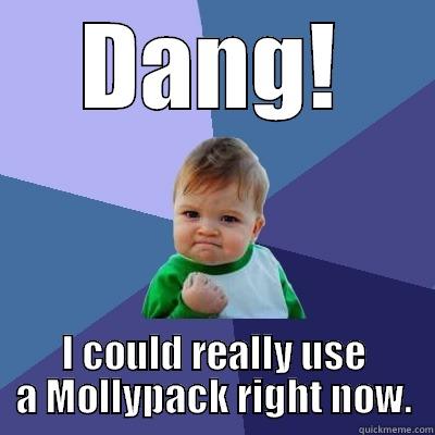 DANG! I COULD REALLY USE A MOLLYPACK RIGHT NOW. Success Kid