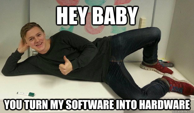 HEY BABY YOU TURN MY SOFTWARE INTO HARDWARE - HEY BABY YOU TURN MY SOFTWARE INTO HARDWARE  IT wolf