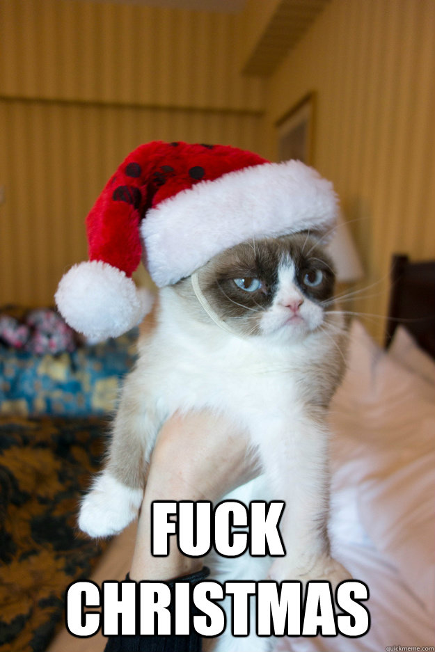  fuck christmas  Grumpy xmas