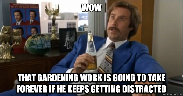 Wow that gardening work is going to take forever if he keeps getting distracted  Every Porn Video SFW