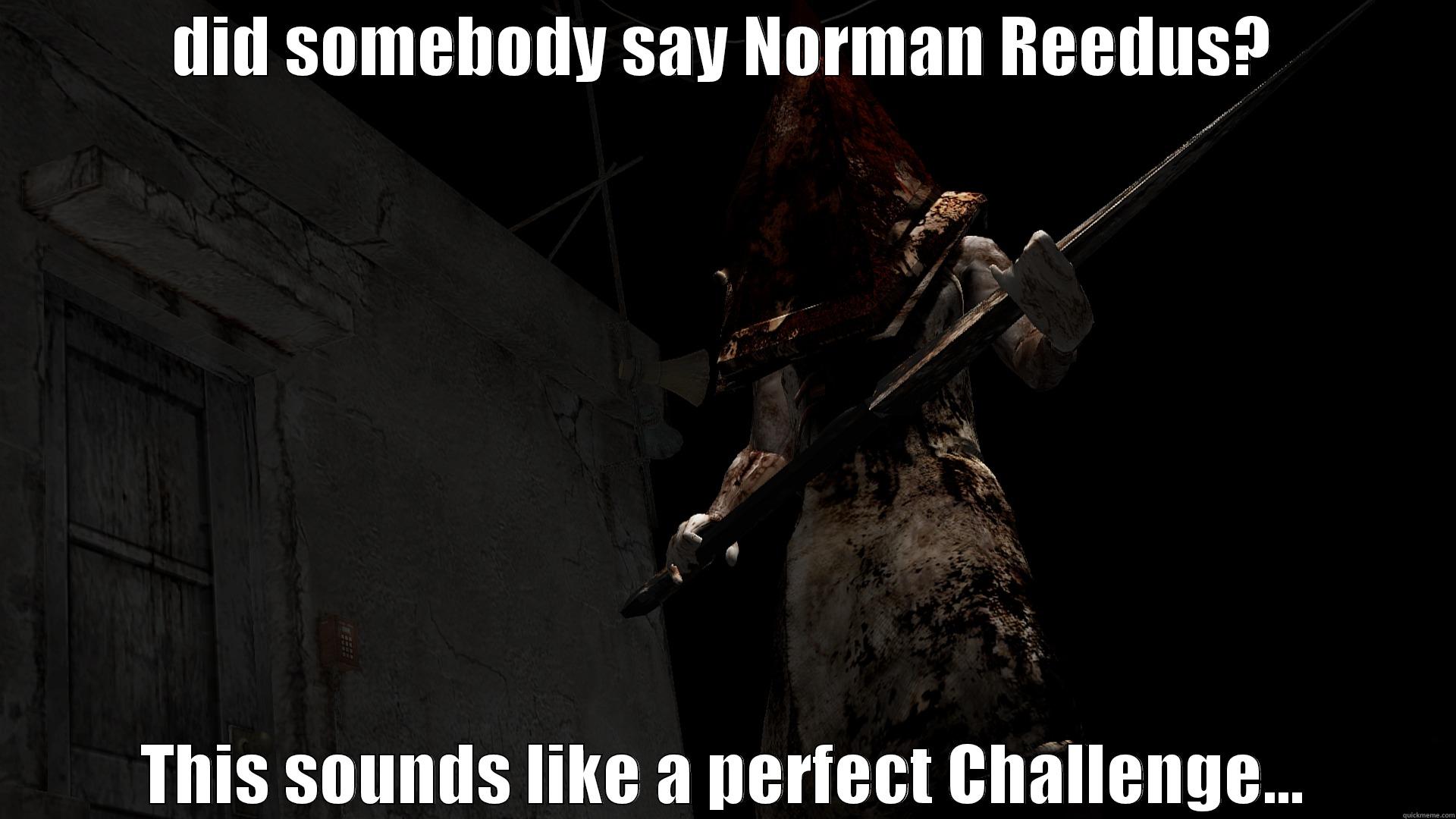 DID SOMEBODY SAY NORMAN REEDUS? THIS SOUNDS LIKE A PERFECT CHALLENGE... Misc