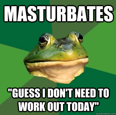 Masturbates 
