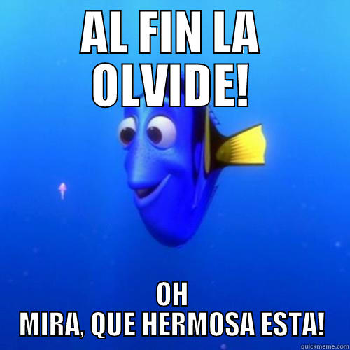 AL FIN LA OLVIDE! OH MIRA, QUE HERMOSA ESTA! dory