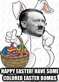 Happy easter! Have some colored easter bombs  