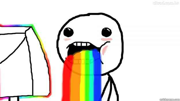    rainbow mouth