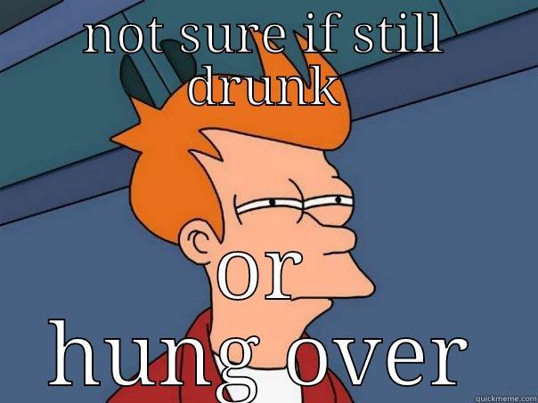 NOT SURE IF STILL DRUNK OR HUNG OVER Futurama Fry