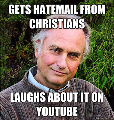 GETS HATEMAIL FROM CHRISTIANS LAUGHS ABOUT IT ON YOUTUBE  Scumbag Atheist