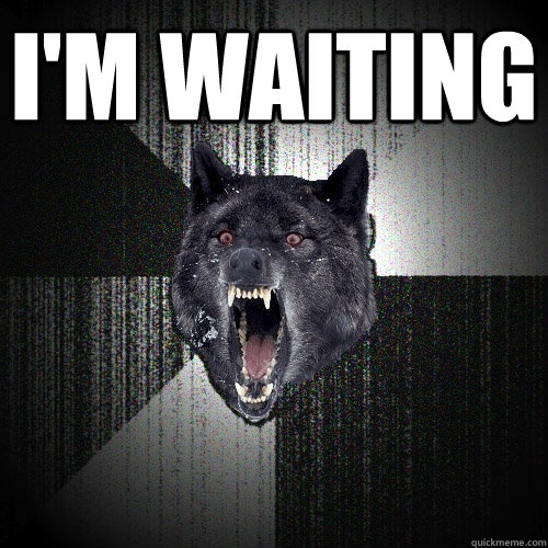 i'm waiting   Insanity Wolf