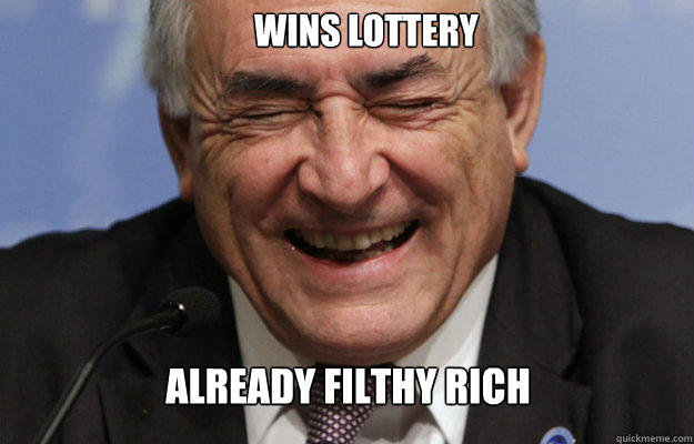 WINS LOTTERY ALREADY FILTHY RICH  Lucky Guy