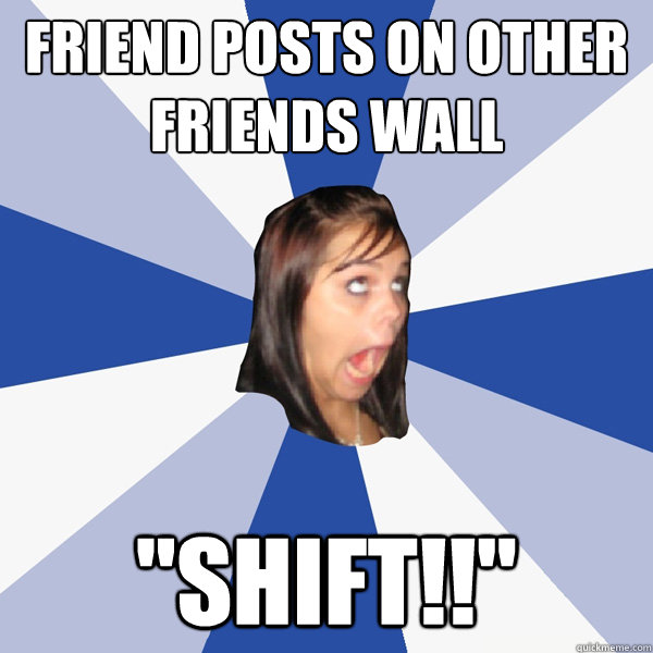 friend posts on other friends wall 