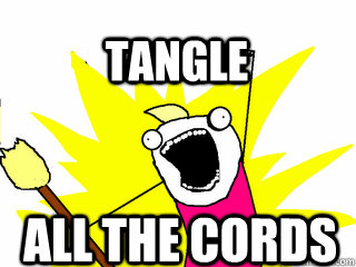 All the cords Tangle  - All the cords Tangle   All The Thigns