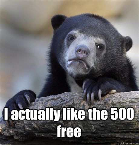  I actually like the 500 free  Confession Bear