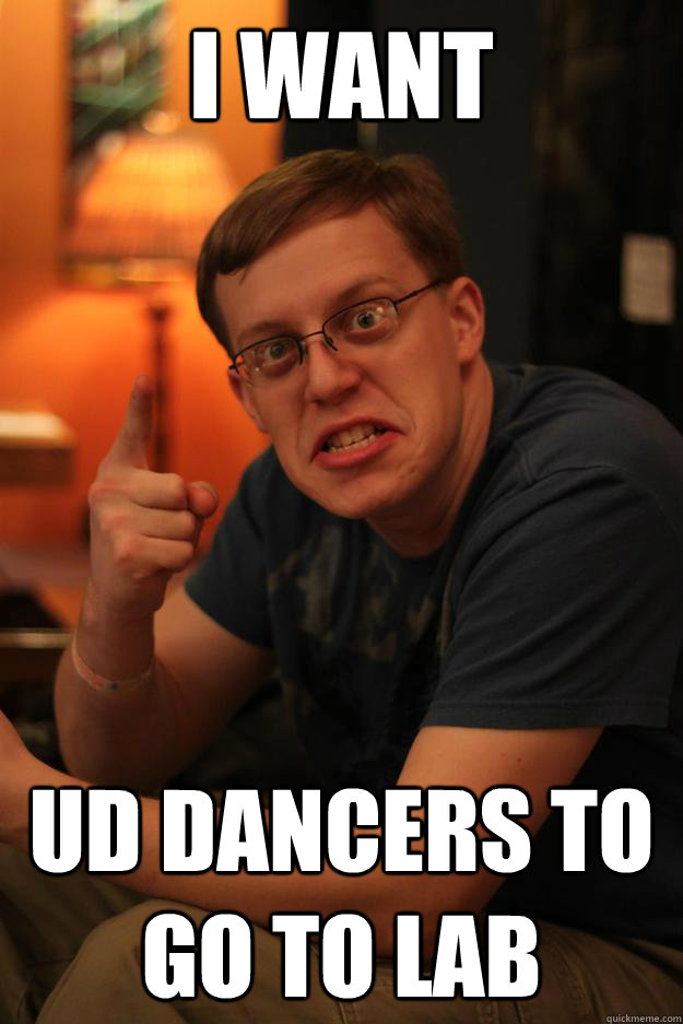 i want UD dancers to go to LaB  