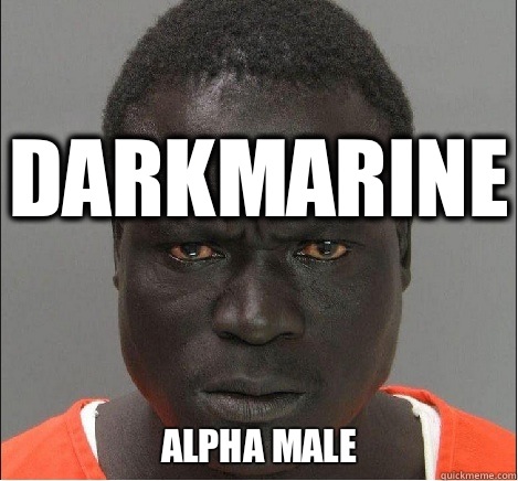 DarkMarine Alpha male  angry black mugshot