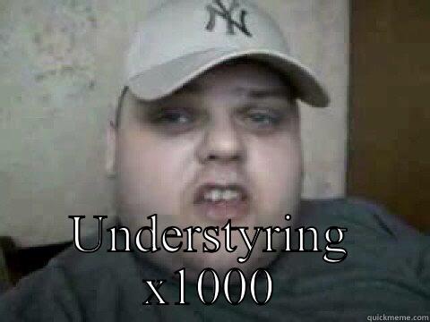  UNDERSTYRING X1000 Misc