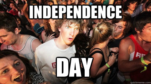 Independence  Day  Sudden Clarity Clarence