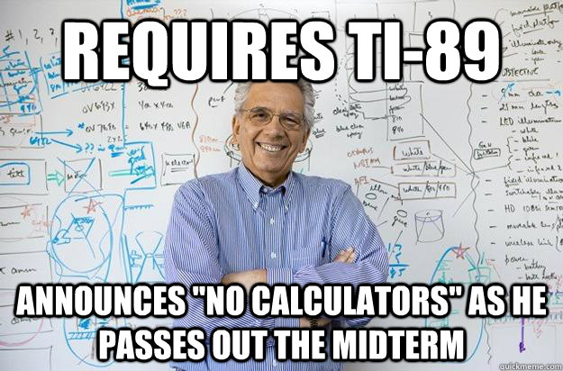 Requires TI-89 Announces 