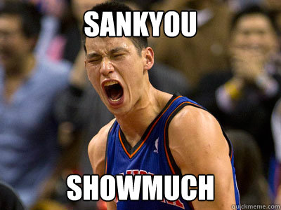 Sankyou showmuch  Thank You Based Lin
