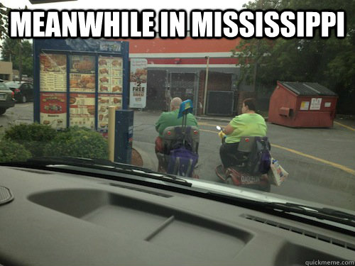 Meanwhile in Mississippi - Meanwhile in Mississippi  Meridian Scooters