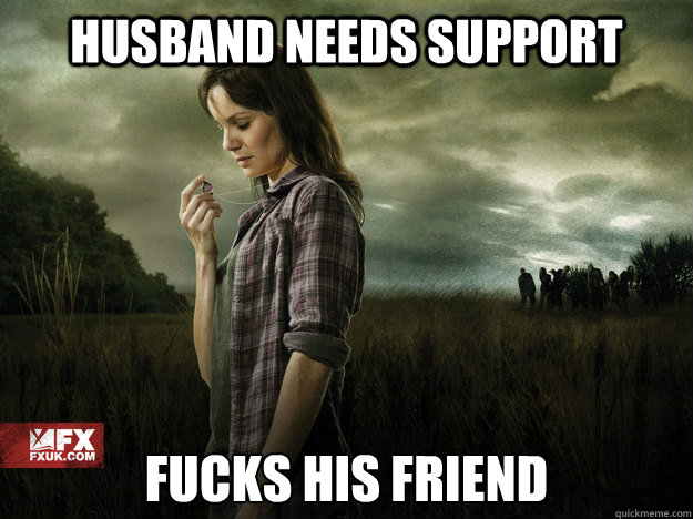 HUSBAND NEEDS SUPPORT FUCKS HIS FRIEND - HUSBAND NEEDS SUPPORT FUCKS HIS FRIEND  lori walking dead