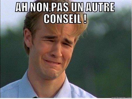 AH NON,PAS UN AUTRE CONSEIL !  1990s Problems