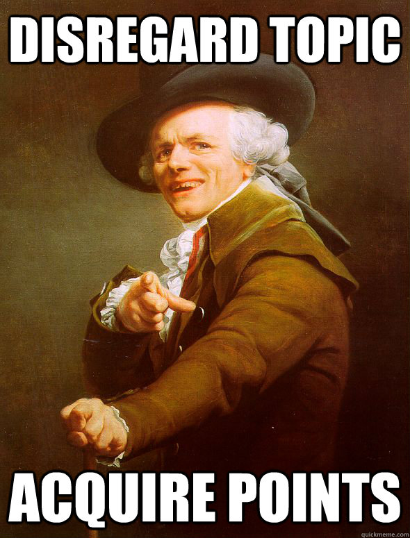 DISREGARD TOPIC ACQUIRE POINTS  Joseph Ducreux