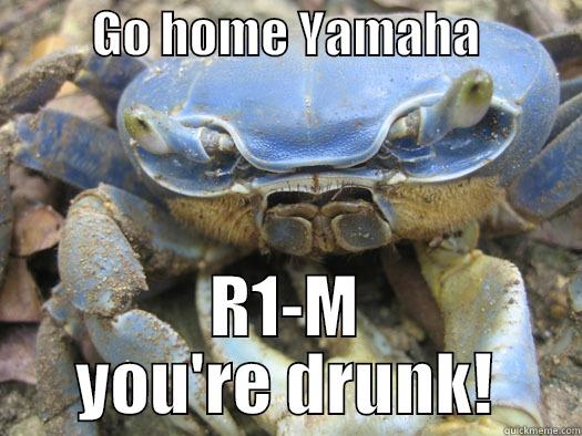 Yamaha M1 -          GO HOME YAMAHA           R1-M YOU'RE DRUNK! Misc