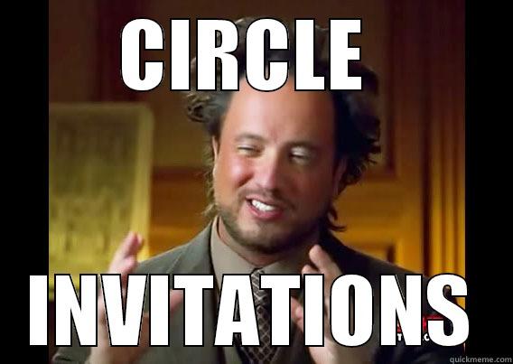 CIRCLE  INVITATIONS Misc