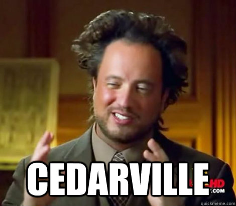  Cedarville  Aliens Dude