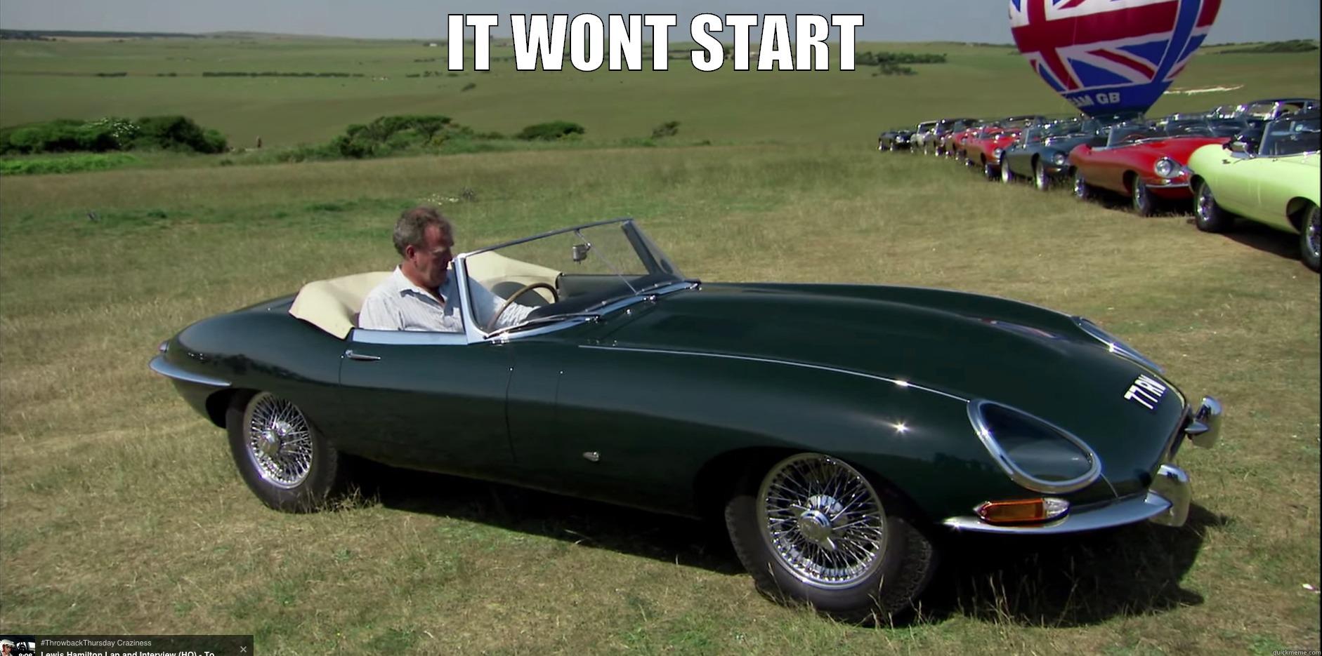 IT WONT START  Misc