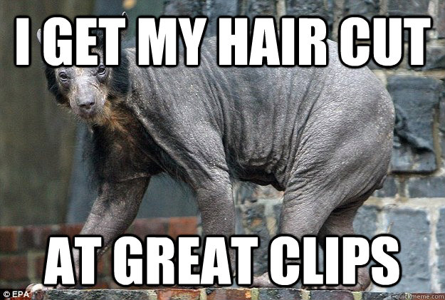 I get my hair cut  at great clips - I get my hair cut  at great clips  Misc