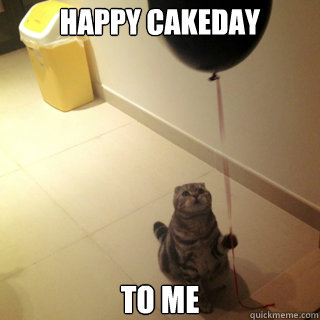 Happy Cakeday To me  