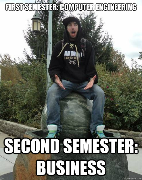 First Semester: Computer Engineering Second Semester: Business - First Semester: Computer Engineering Second Semester: Business  T-BOMBS