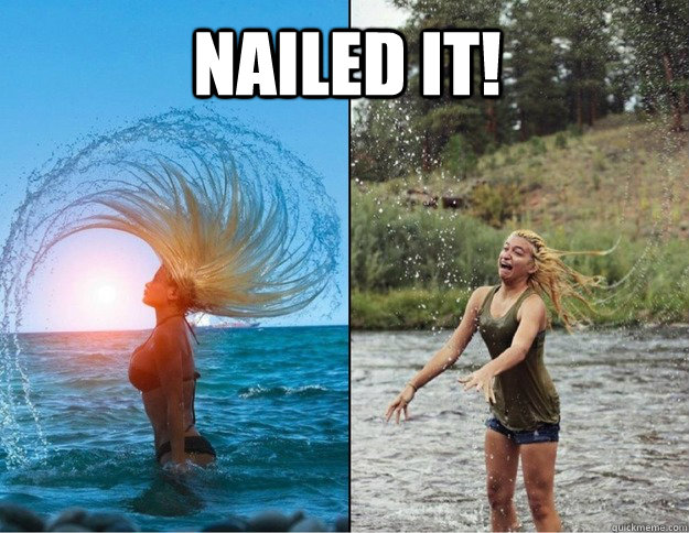 Nailed It! - Nailed It!  Nailed It Water Hair