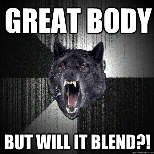 Great Body BUT WILL IT BLEND?!  Insanity Wolf
