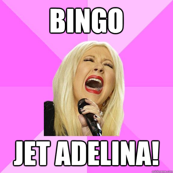 Bingo Jet Adelina!  Wrong Lyrics Christina