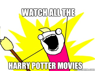 Watch All The  Harry Potter Movies  All The Things
