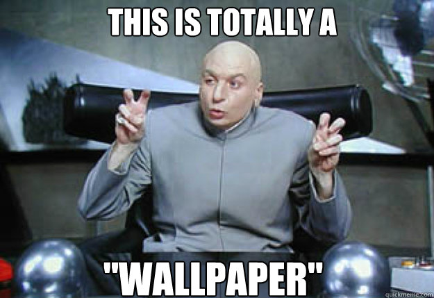 This is totally a 