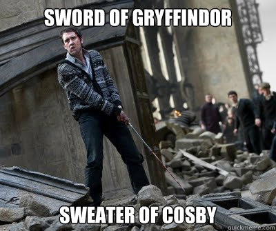 Sword of Gryffindor Sweater of Cosby  Neville owns