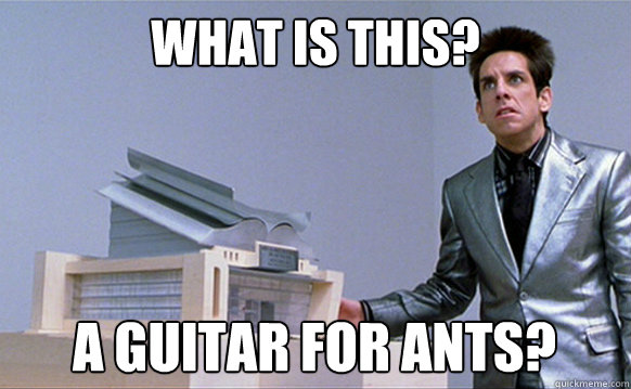 What is this? A guitar for ants? - What is this? A guitar for ants?  A center for ants