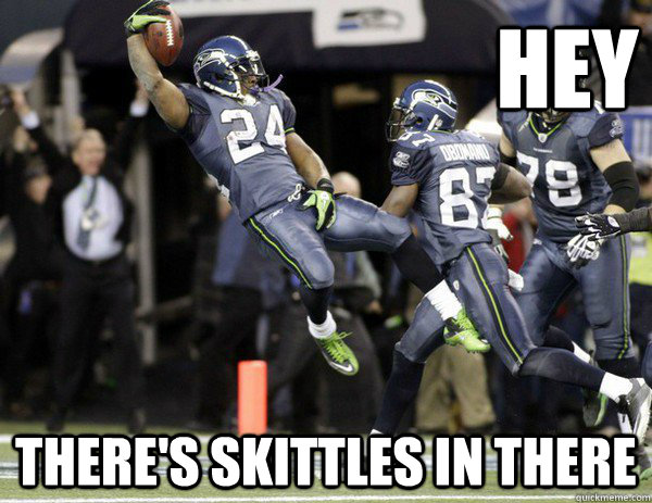 Hey There's Skittles In There - Hey There's Skittles In There  Marshawn Lynch